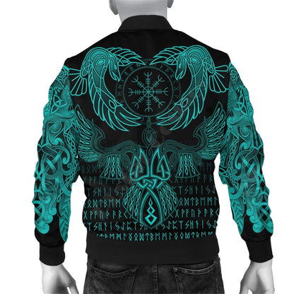 viking style bomber jacket