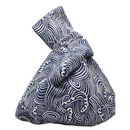 urban art knot bag