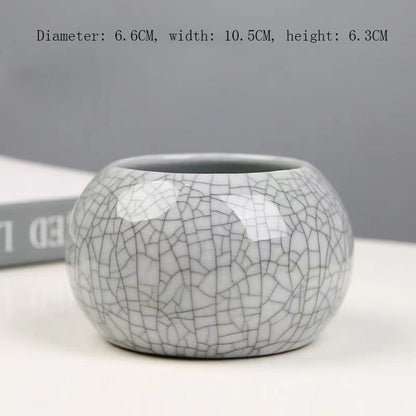 round ceramic vase size