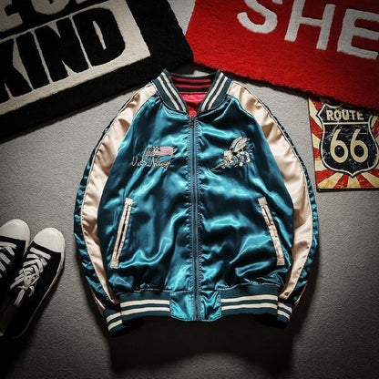 black blend bomber jacket