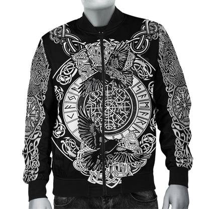 viking style bomber jacket