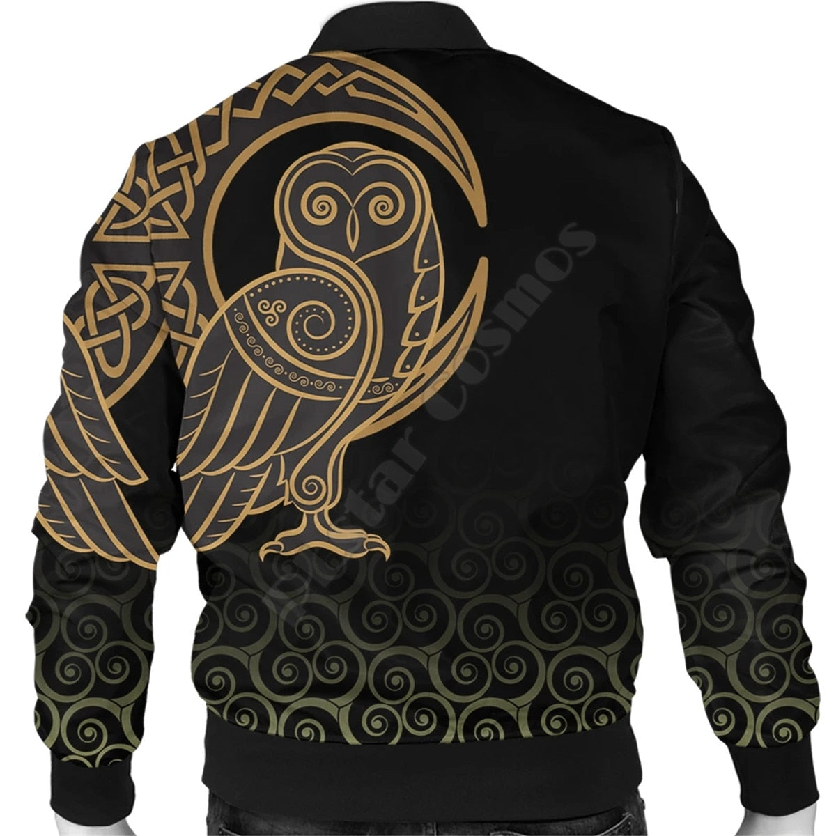viking style bomber jacket