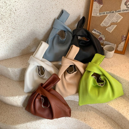 one color knot bag