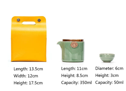 kuai ke tea set size