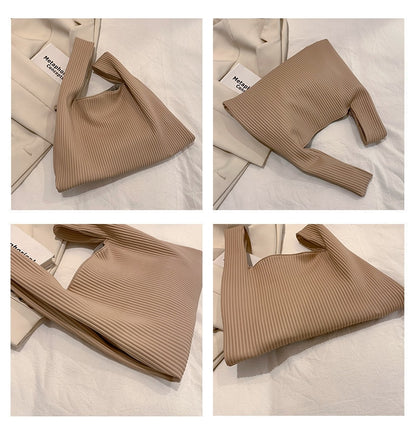 one color knot bag