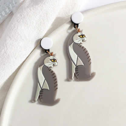 cartoon design earrings