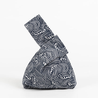 ocean wave knot bag
