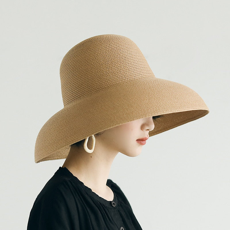 round top brim hat