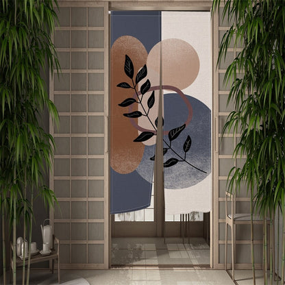 nature print curtains