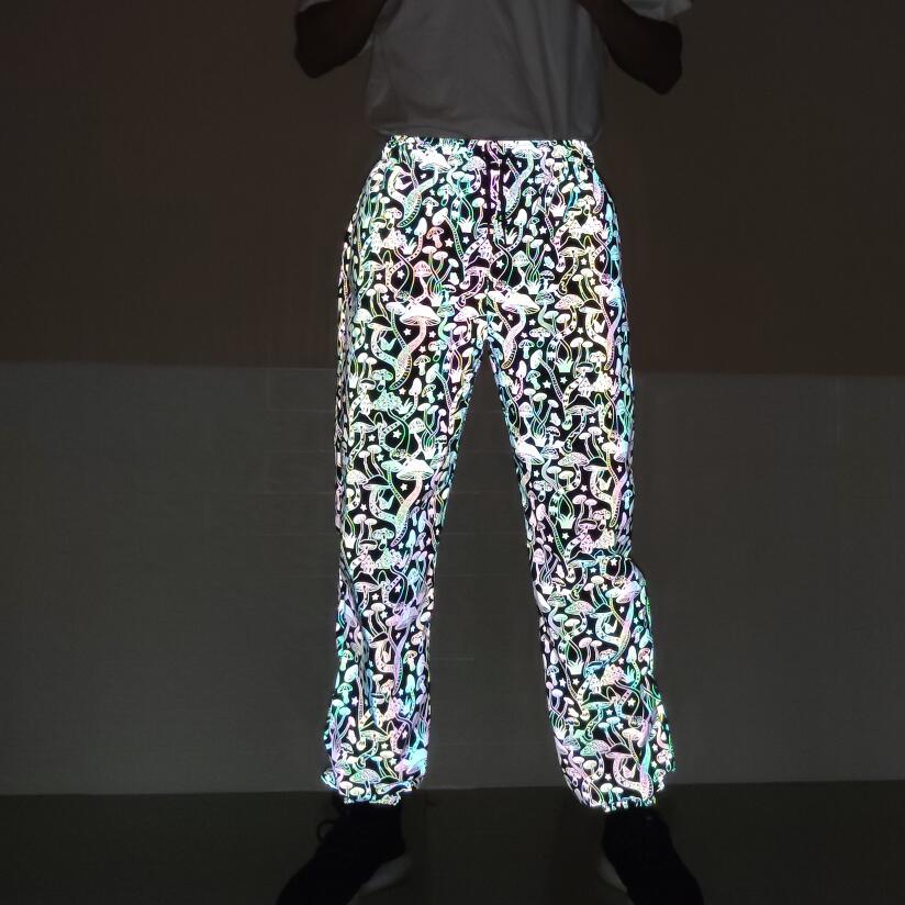 Mushrooms Reflective Dance Pants – Japanese Oni Masks