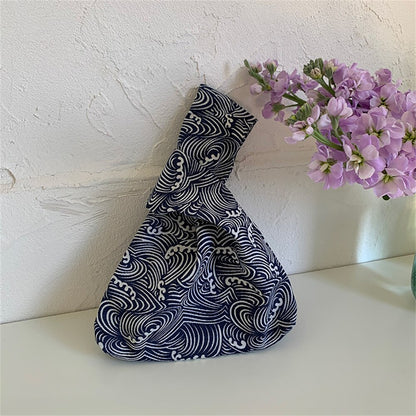 canvas sketch knot bag
