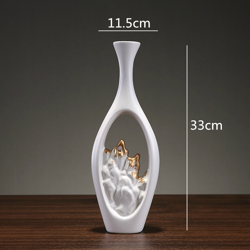 modern decorative vase size
