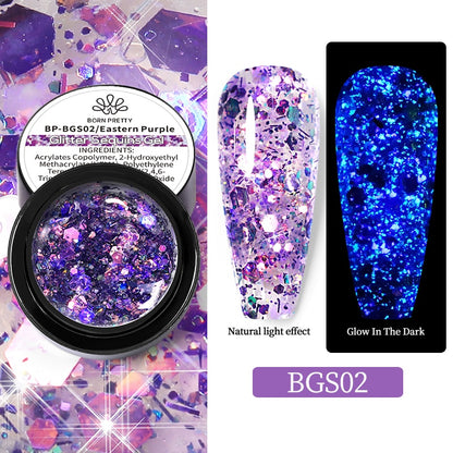 varnish glitter gel