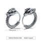 mens dragon earring size