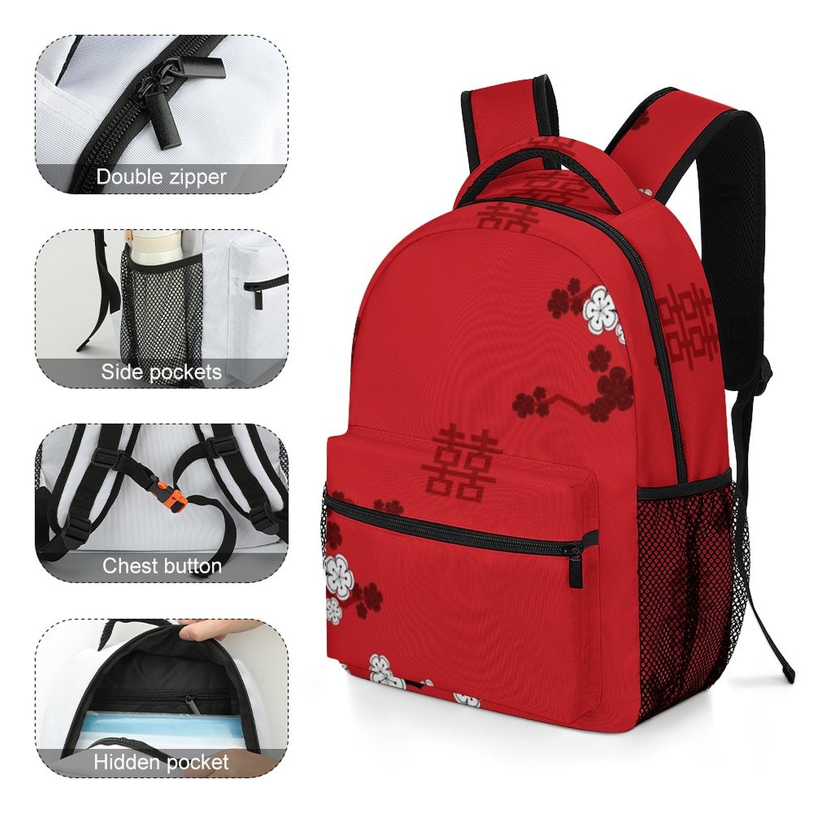 Small Backpack Purse for Women Casual Travel Daypack,Fan Japanese woman  banner,Outdoor Rucksack Mini Backpack : Amazon.ca: Sports & Outdoors
