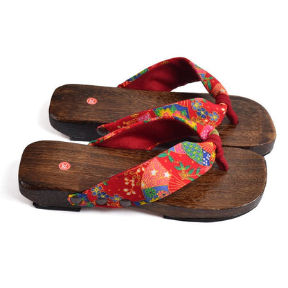 floral strips japanese sandals