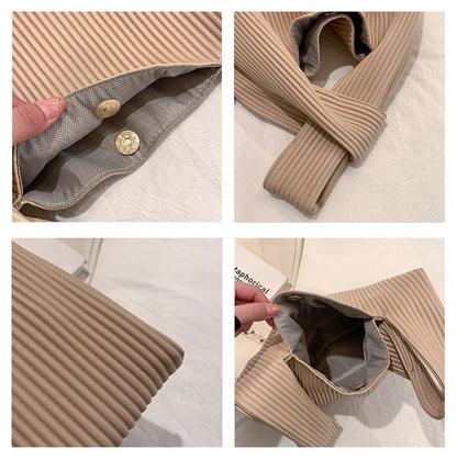 one color knot bag