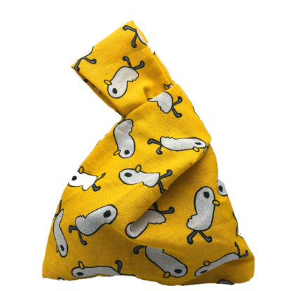 urban art knot bag