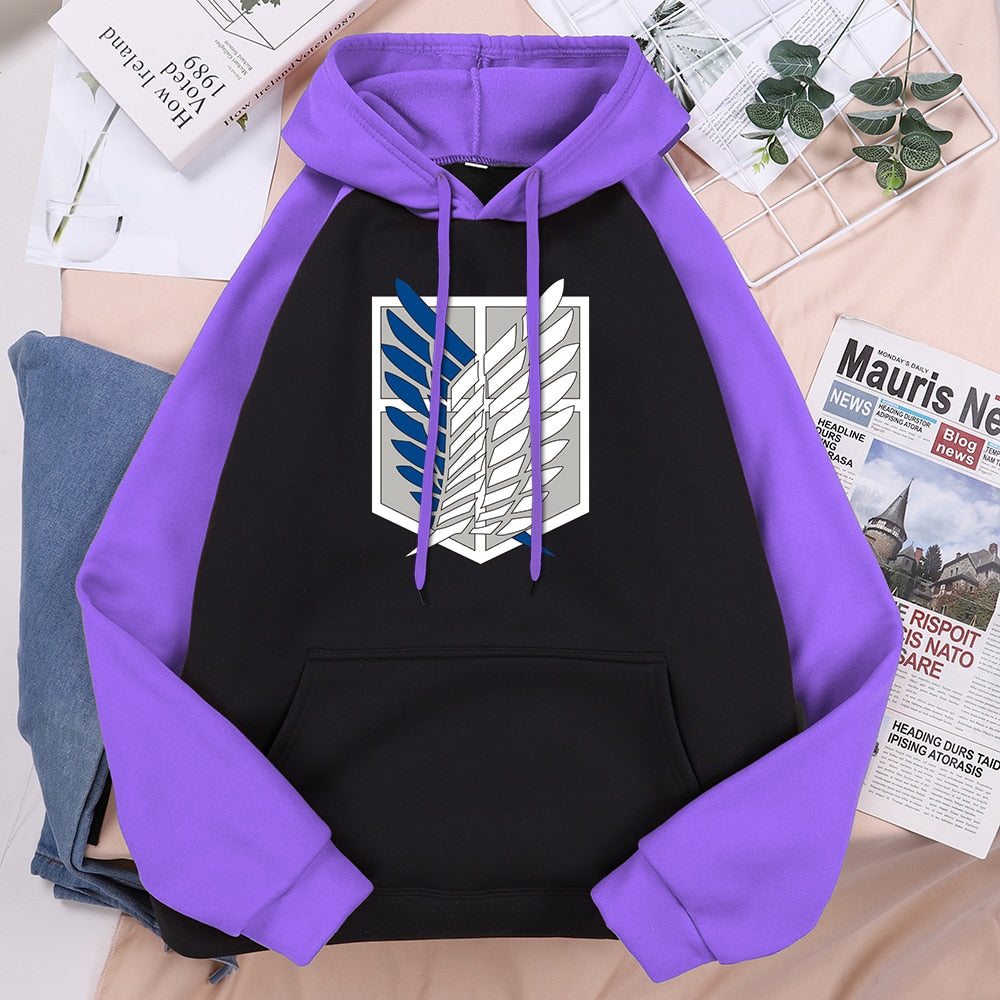 purple titan hoodie