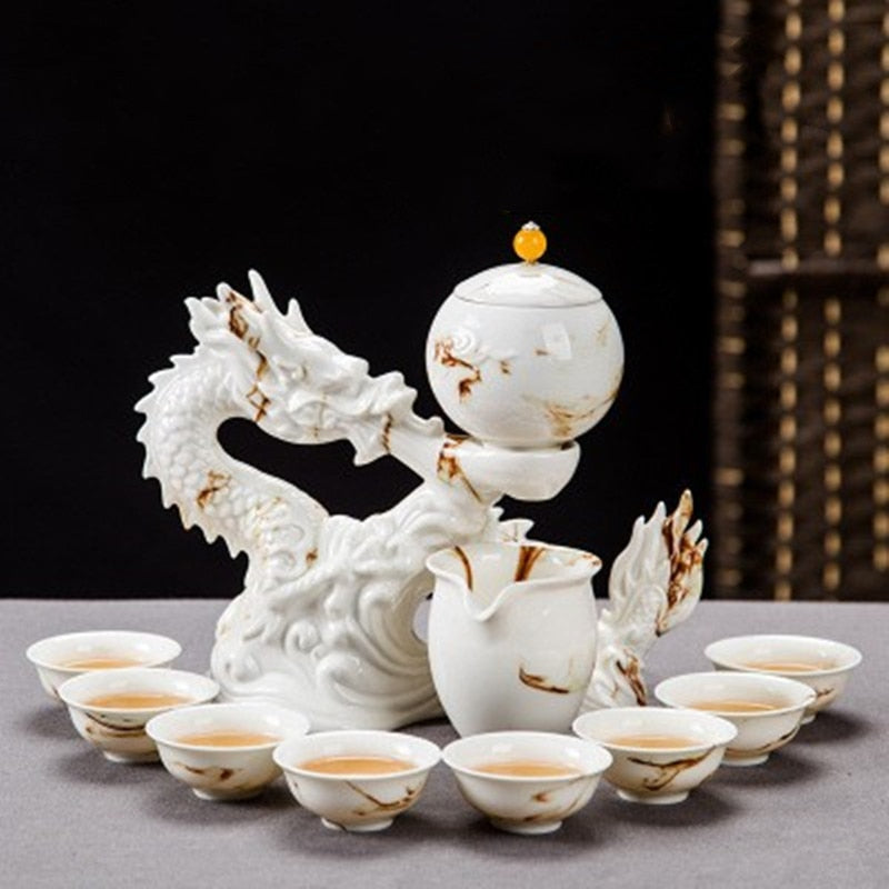 dragon tea set