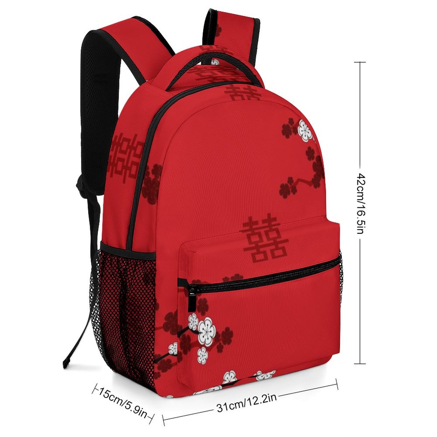 cherry blossom backpack size