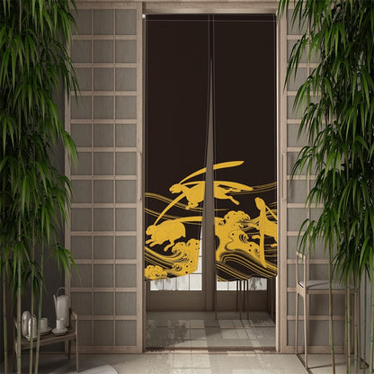 nature print curtains
