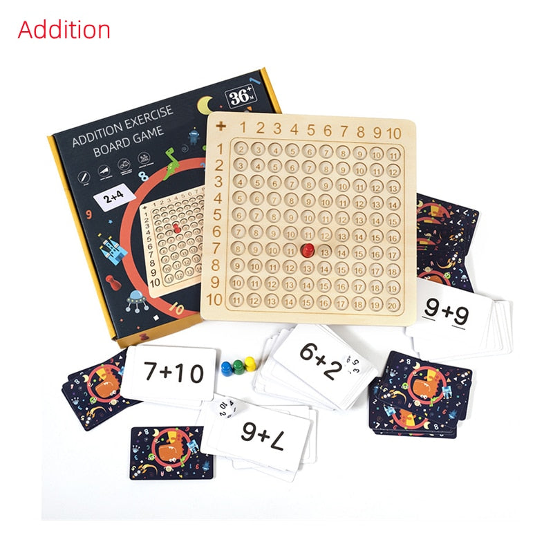 math multiplication board game