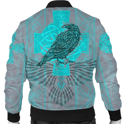 viking style bomber jacket