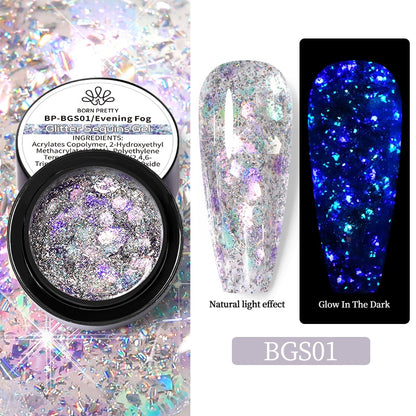 varnish glitter gel