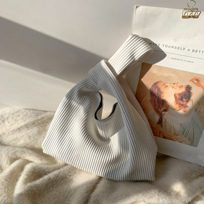 one color knot bag