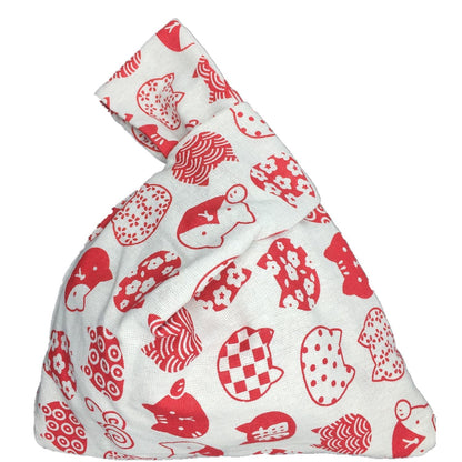 urban art knot bag