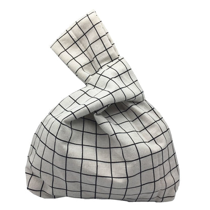 urban art knot bag