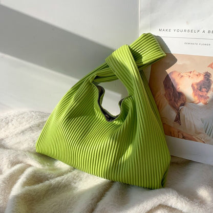 one color knot bag