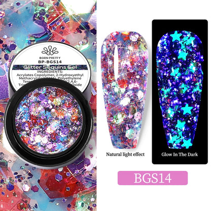 varnish glitter gel