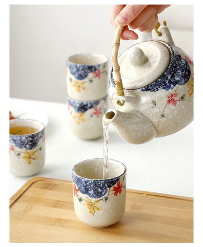 snowflake tea set