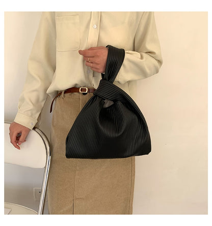 one color knot bag