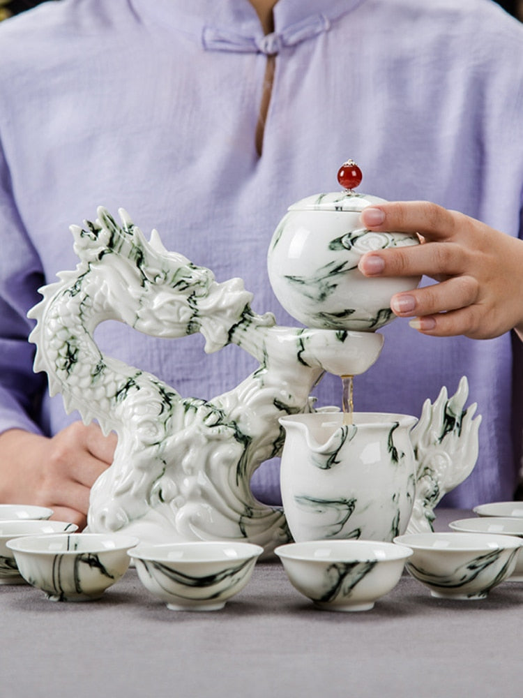 dragon tea set