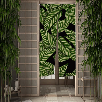 nature print curtains