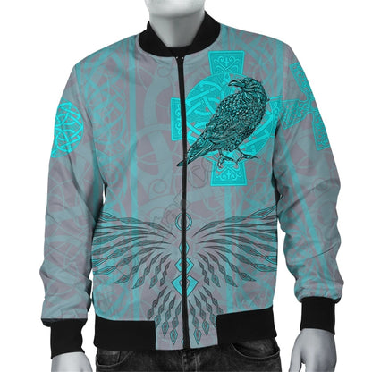 viking style bomber jacket