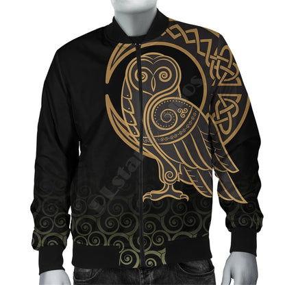 viking style bomber jacket