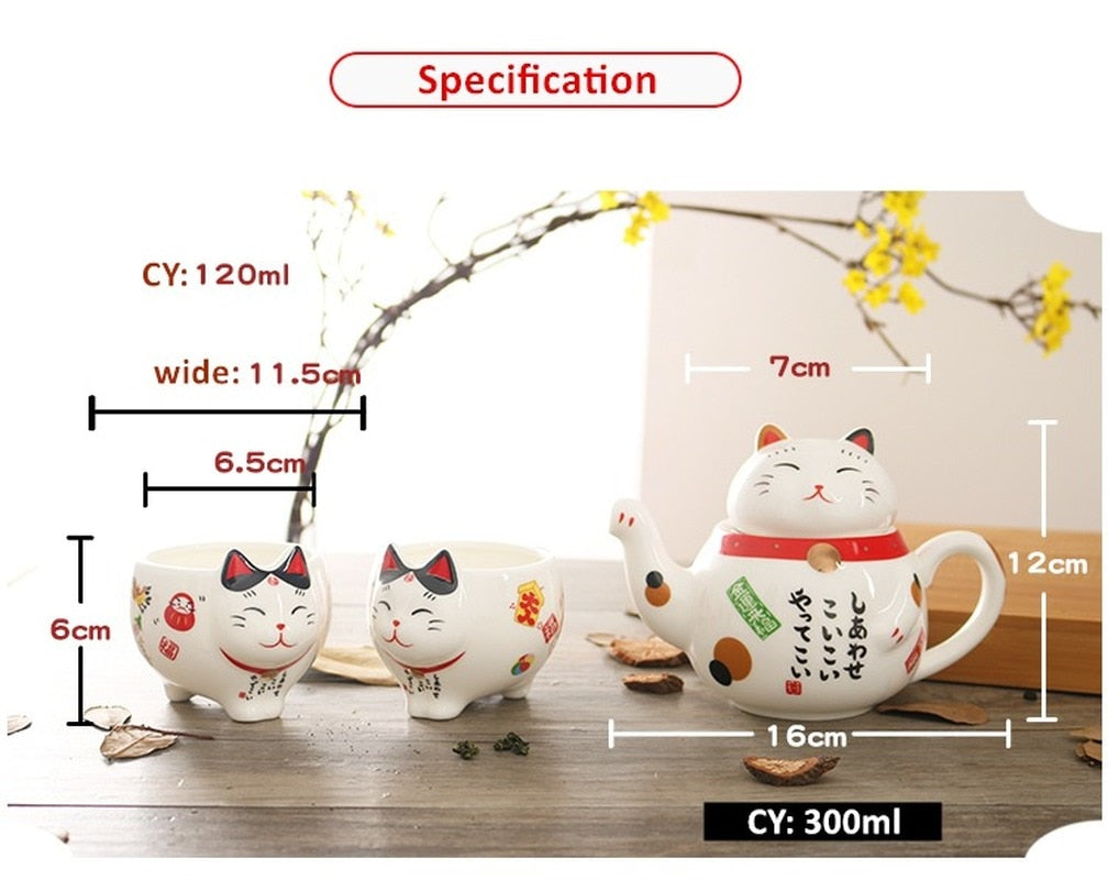 Cat tea set
