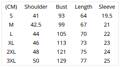 funky shirt size