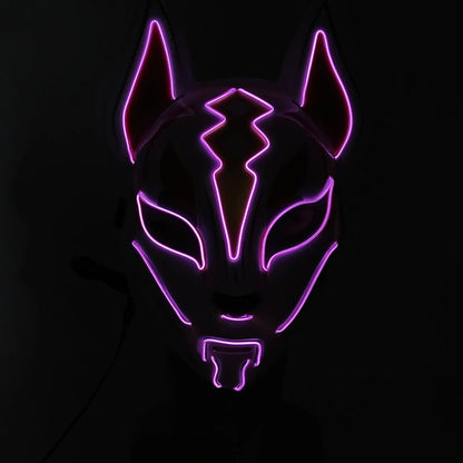 purple led mask