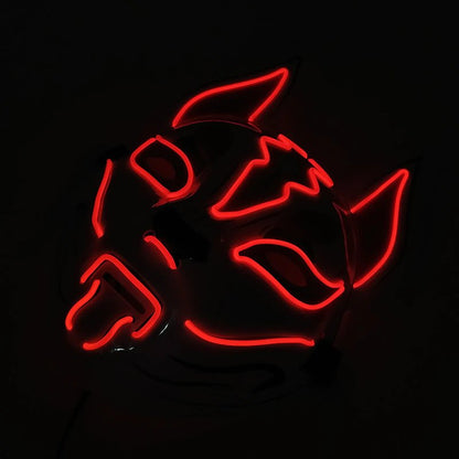 red led mask