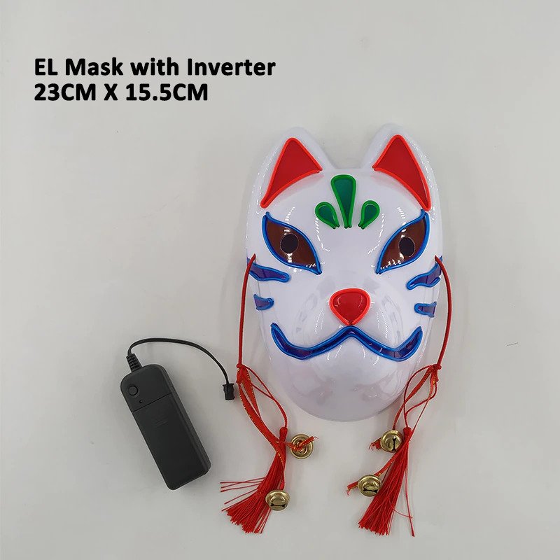 Japanese Kabuki LED Mask