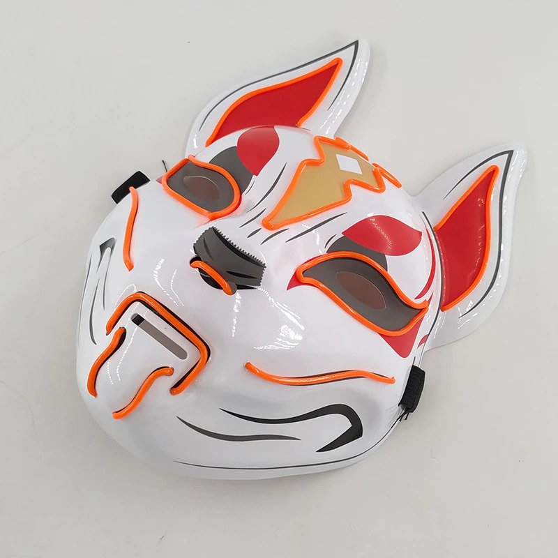 orange led mask