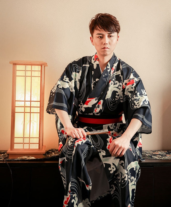 koi pattern kimono