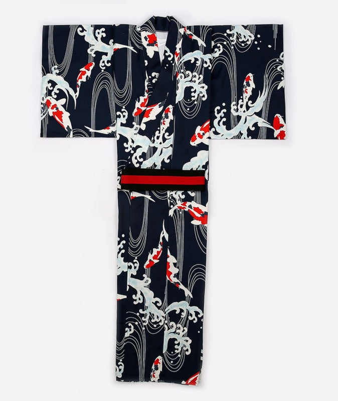 koi pattern kimono