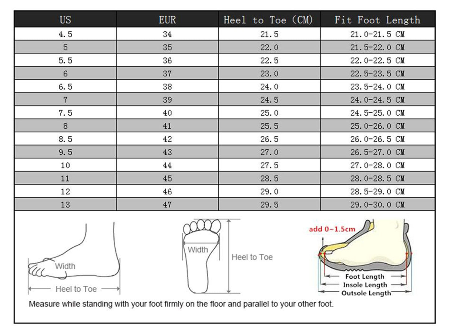 cosplay geta size