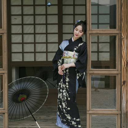 black kimono